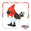 Authentic Pokemon Center Pokemon fit plush Fletchinder 19cm (long)